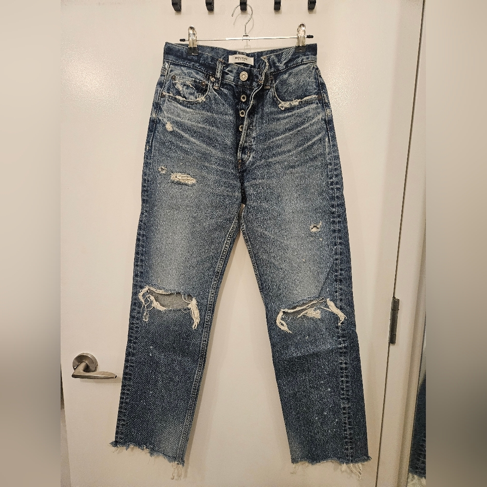 MOUSSY STRAIGHT LEG JEANS